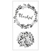 Прозрачни Печати - Sizzix Thankful Wreaths, 3 Броя